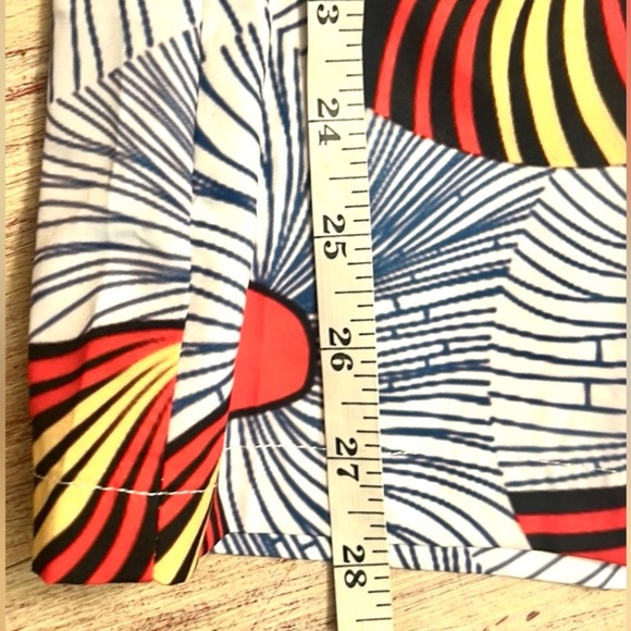 NWT Cellabie Palazzo Red-Fan Print Halter,Jumpsuit Wide-Leg,Belted,Size S - Picture 12 of 12